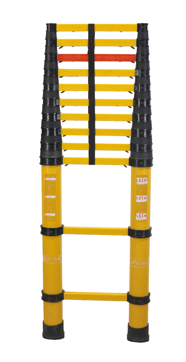 IND-TFL170 Telescopic FRP Safety Ladder (170 kV Dielectric)
