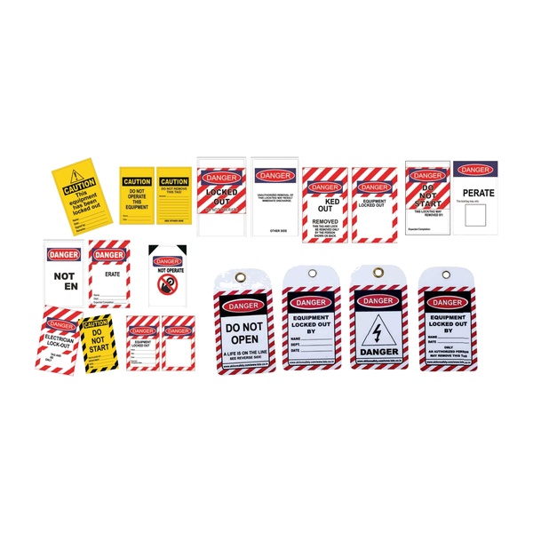 IND-TAG-01 Safety Lockout Danger Tags