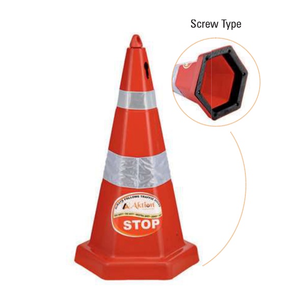 IND-804 Road Safety Cone (760mm Screw Type)