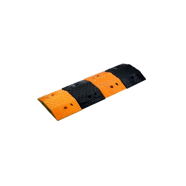 IND-1007 Rubber Speed Bump with Reflective Beads