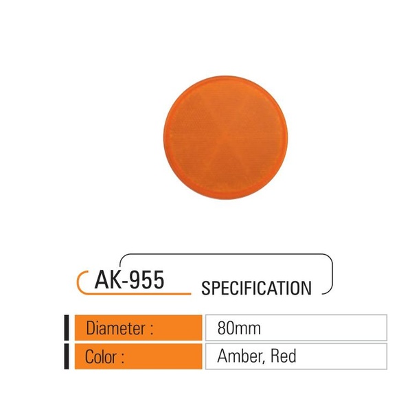 IND-955 Road Reflector (80mm)