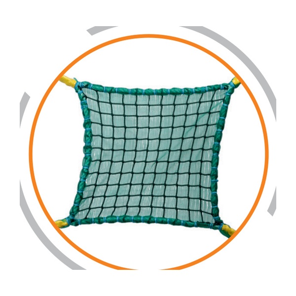 IND-NET-003 PPMF Knotless Safety Net with Monofilament Overlay